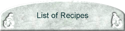 List of Recipes